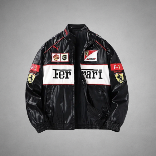 FERRARI F1 LEATHER JACKET