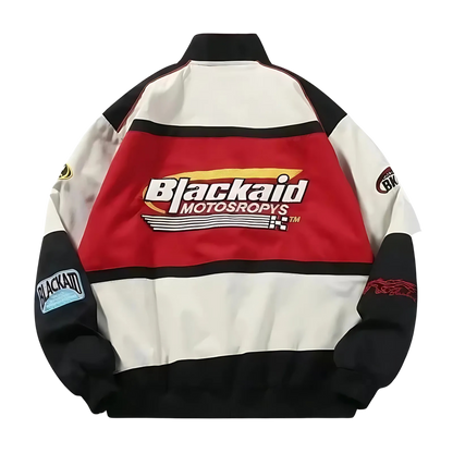 RED/WHITE BLACKAID RACING JACKET