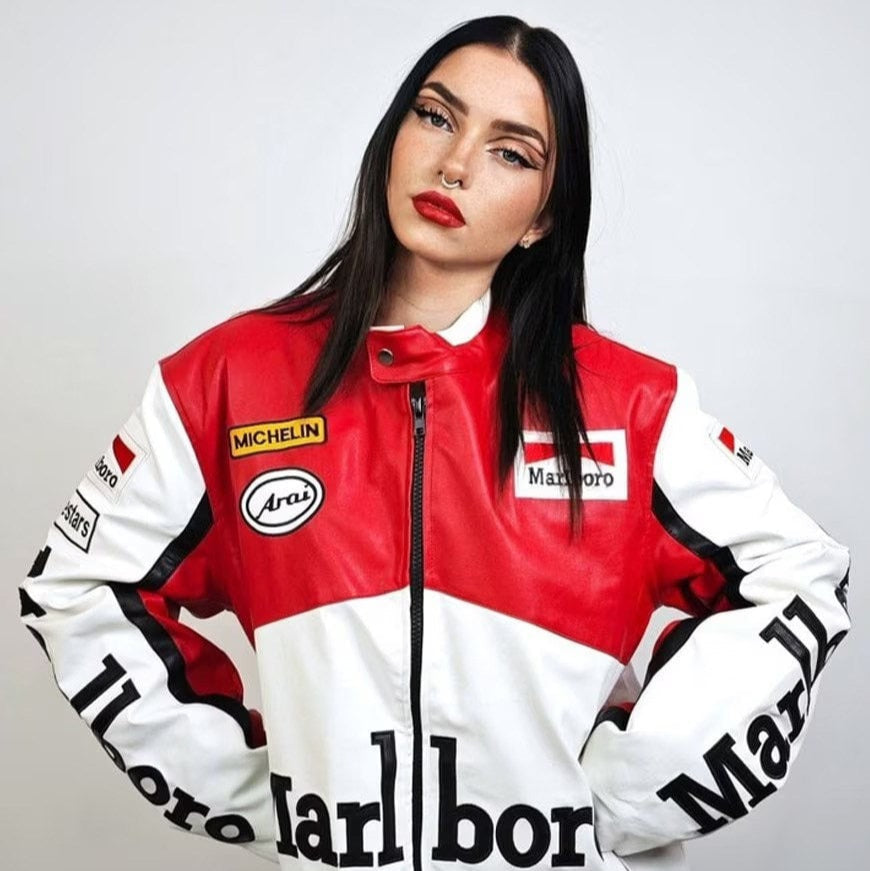 VINTAGE MARLBORO LEATHER JACKET