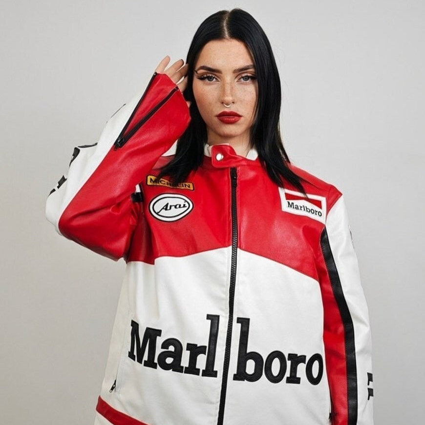 VINTAGE MARLBORO LEATHER JACKET