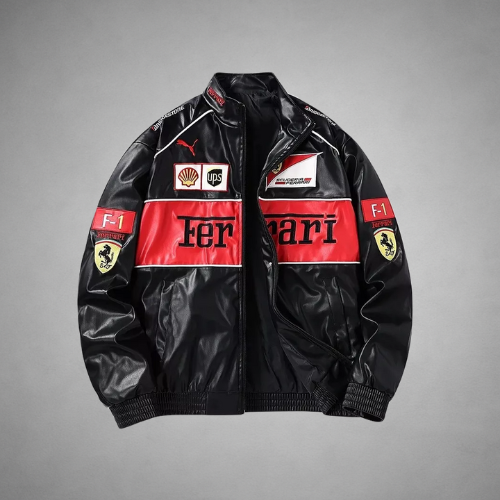FERRARI F1 LEATHER JACKET