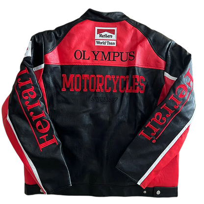 VINTAGE FERRARI F1 LEATHER JACKET