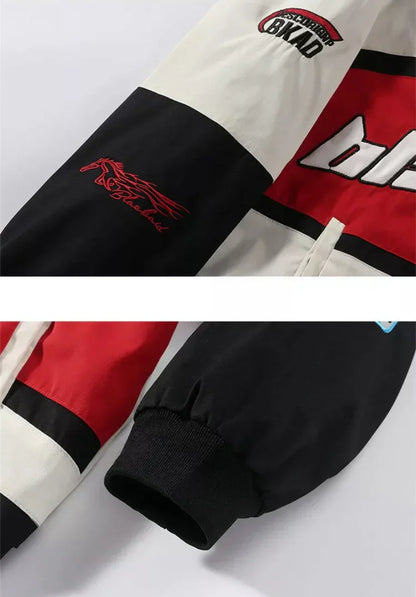 RED/WHITE BLACKAID RACING JACKET