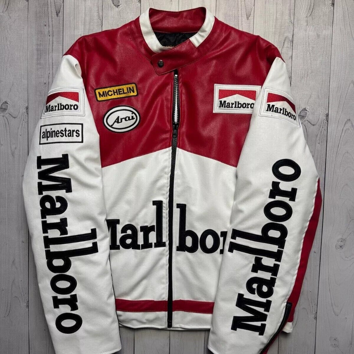 VINTAGE MARLBORO LEATHER JACKET